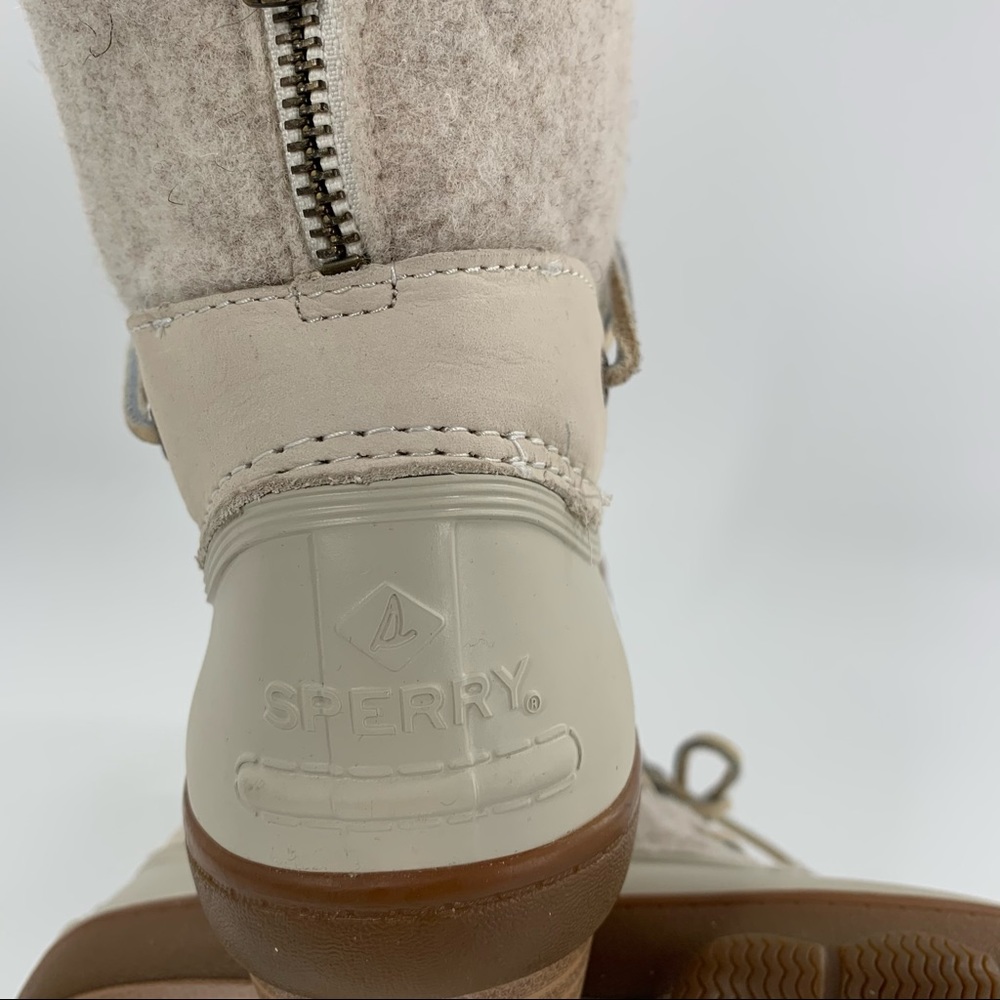 Sperry Duck Boots For J Crew In Cream - image 3
